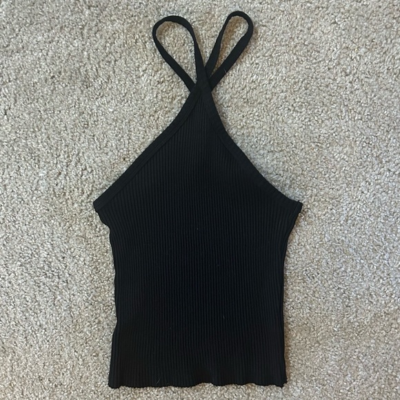 NWOT ANTHROPOLOGIE Brand: T. LA Ribbed Halter Top - Picture 5 of 5